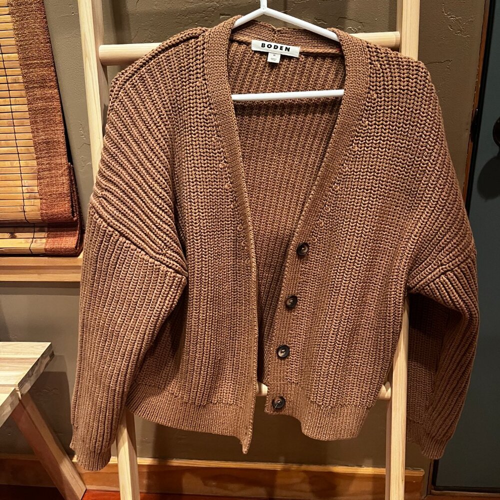 Oversized Ribbed Cardigan - Picture 7 of 7